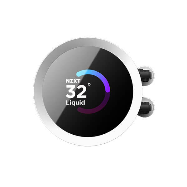 Nzxt Kraken 240 RGB White CPU Liquid Cooler with LCD Display
